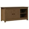 VidaXL Meuble TV Marron miel 103x36,5x52 cm Bois de pin massif 814592