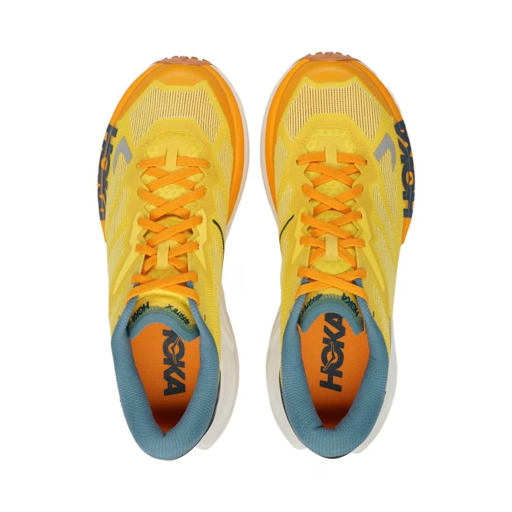 HOKA Mafate X Zest Mountain Fog Men Sneakers Yellow 1161990-ZTM