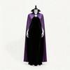 Maleficent Costume Cape Witch Cloak Purple Robe Halloween Cosplay Accessory for Women