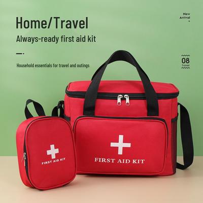 Trousse de premiers secours et de santé d'urgence portable pour la maison et l'extérieur