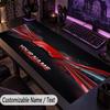Large Mouse PadF1 Custom Name Text Personalized Desk Mat Non Slip Gaming Pad
