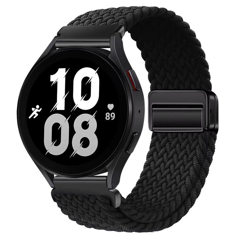 Weaves Nylon Loop Strap For Samsung Galaxy Watch8 40 44mm Magnetic Wristband For Galaxy Watch 8 Classic 46mm Band Sport Bracelet