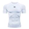 Maglietta a Compressione Elastica da Uomo Asciugatura Rapida Sportiva Atletica Palestra Allenamento Fitness Casual Elastica Traspirante Allenamento Elastica Resistente al Sudore