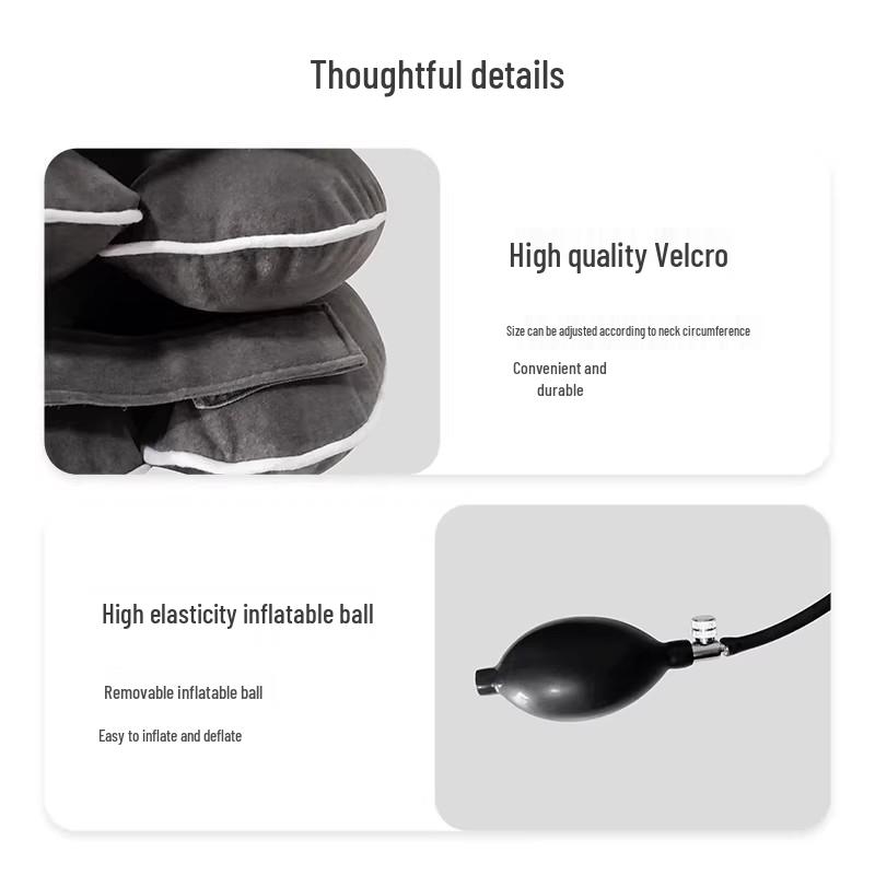 Zhuochen Inflatable Cervical Traction Device: Neck Brace & Protector for Cervical Spondylosis Correction