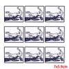 10 Pcs/lot Embroidery Patch Iron On Patches For Clothing Patches On Clothes Jackets Decor Applique Sew Supplies