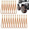 20Pcs Anti-Skid Snow Chains Automotive Tire Zip Ties for Snow Wheel Anti-Slip Chains for Sedan SUV Truck Outdoor Winter Driving