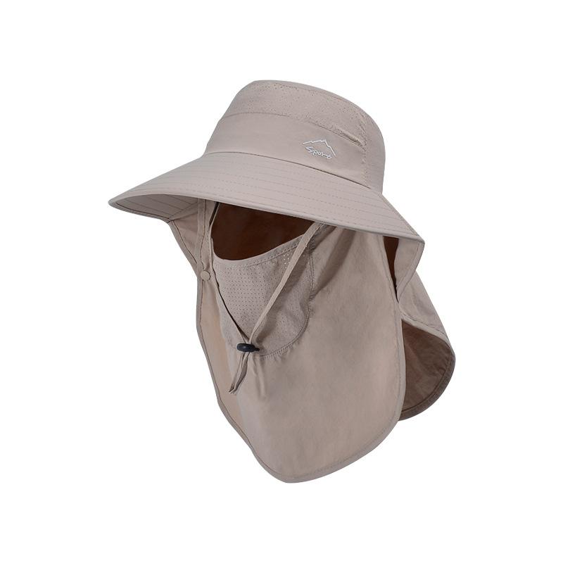 Summer Fisherman Hat With Neck Cover Anti Uv Sun Protection Visor Cap Summer Wide Brim Shawl Sun Hat For Men Women Bucket Hat