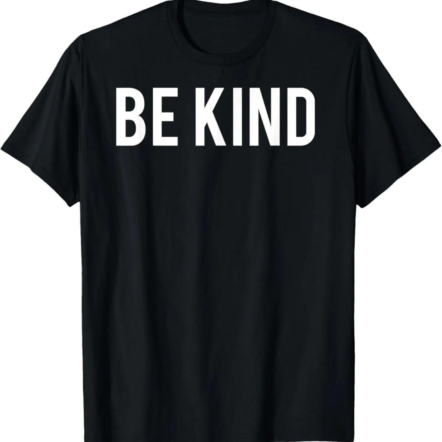 Be Kind T Shirt - Anti bullying kindness youth kids mens tee T-Shirt S чёрный