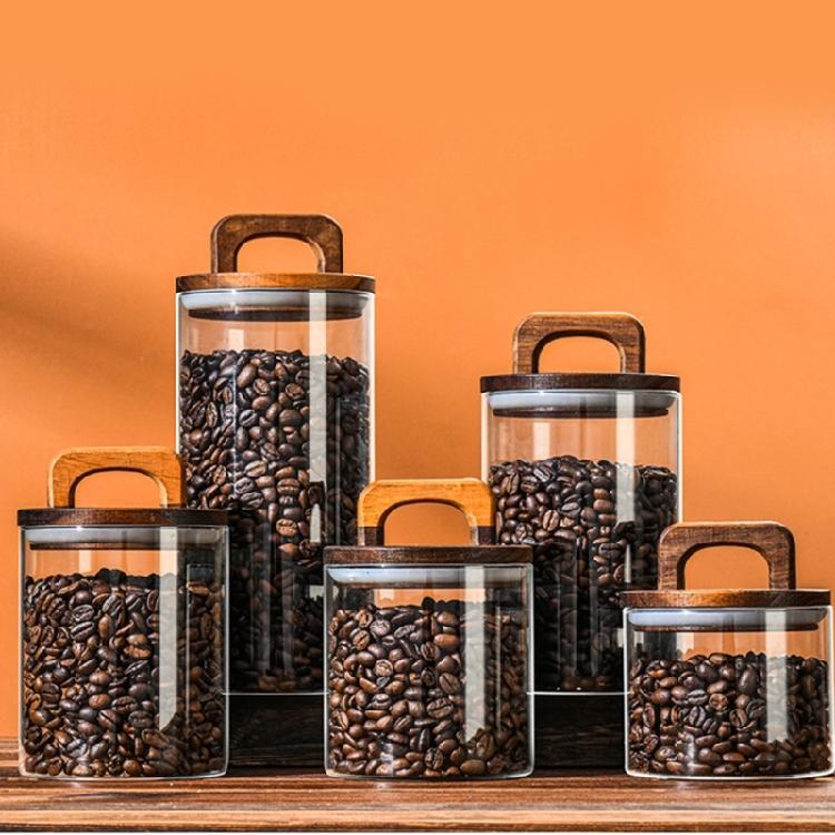 Vakuumversiegelter Tank Glas Küchenaufbewahrungsbehälter für Mehl Zucker Reis Getreide