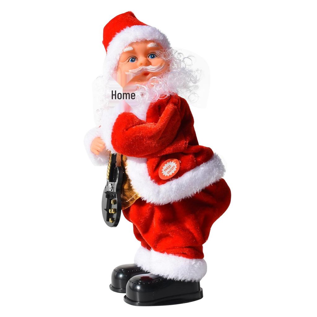 Electric Santa Claus Dancing Ornament - Christmas Music & Motion Decoration Gift