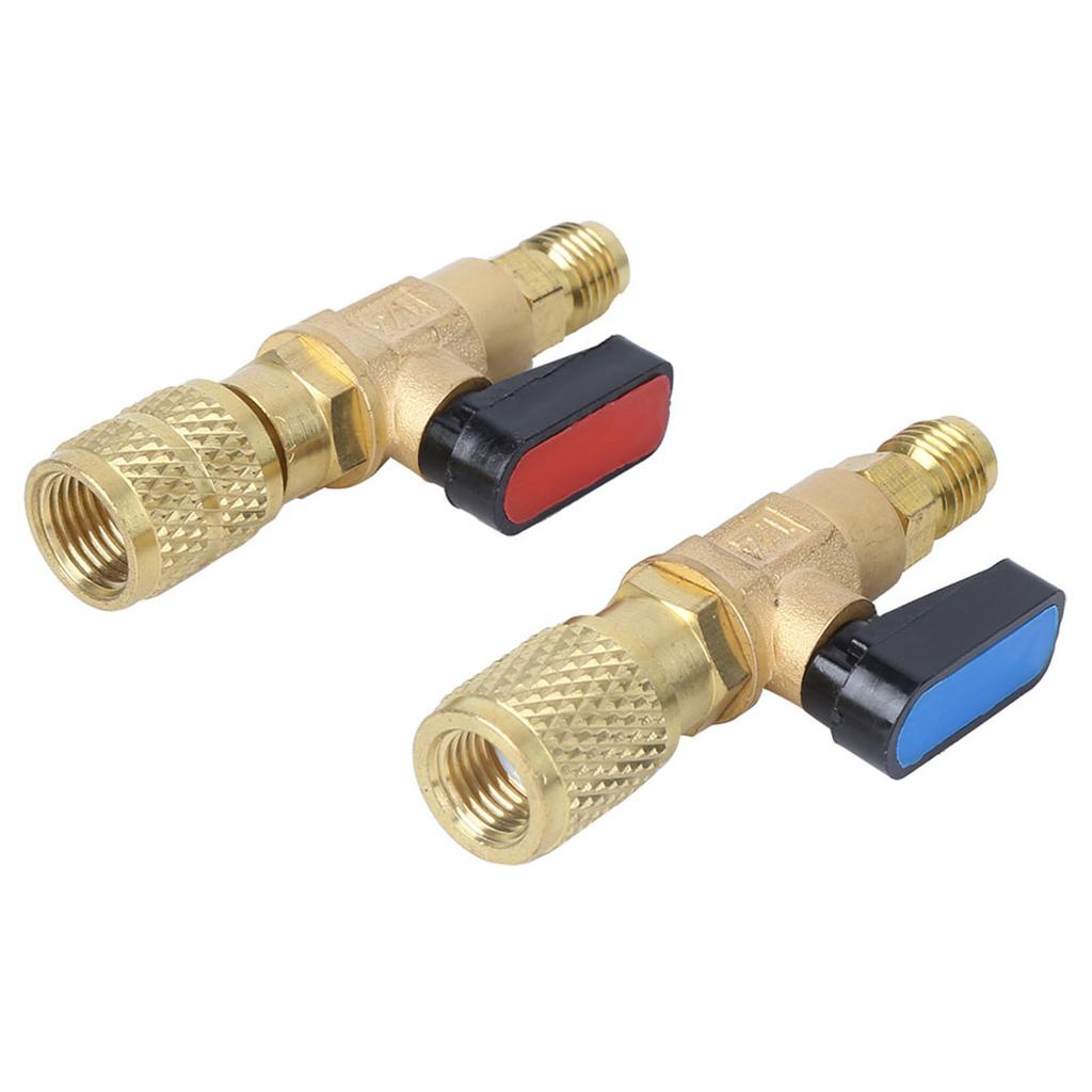 Kältemittelventil Klimaanlage Ladeschlauch Adapter Kugelhahn für R22 R410A