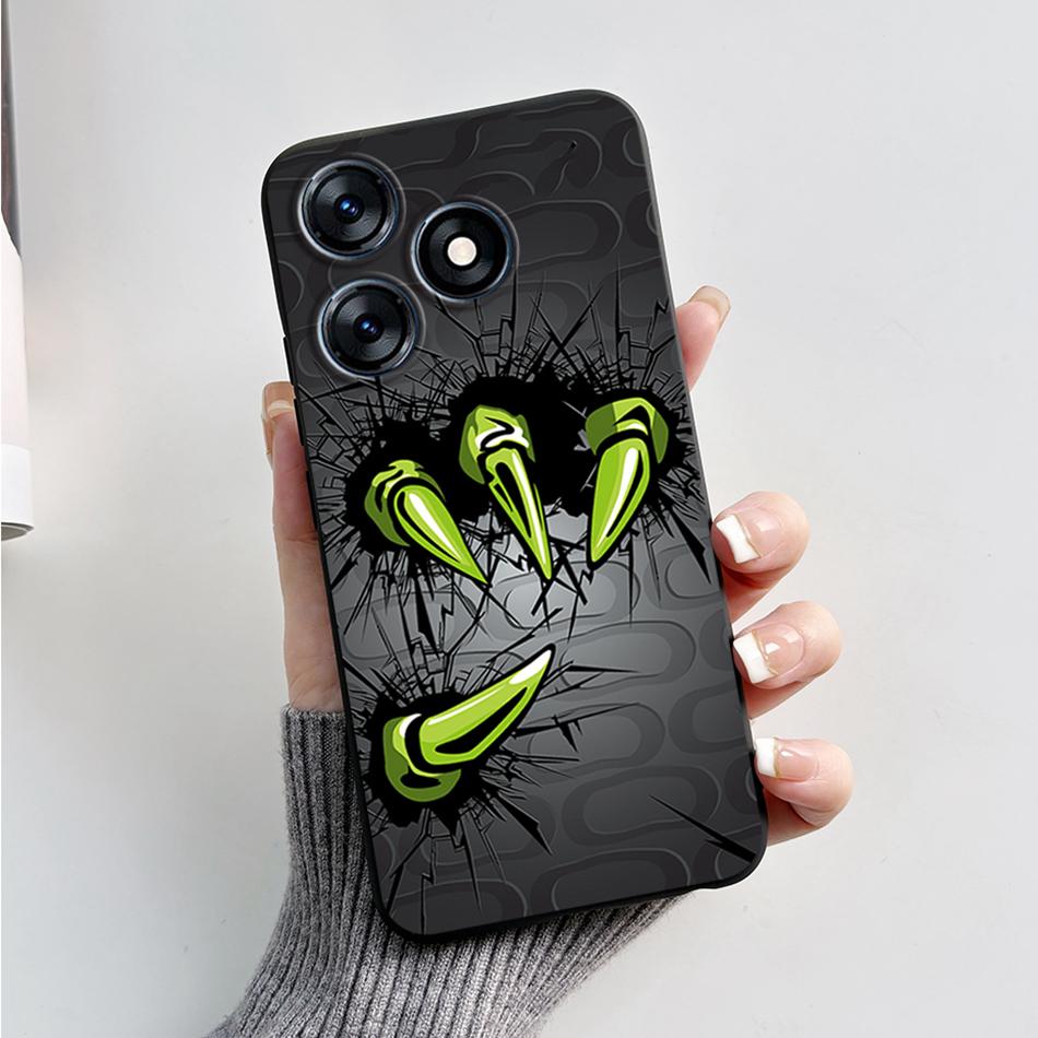 For Tecno Spark 10 Pro Case 2023 Fashion Marble Silicone Black Soft Covers For Tecno Spark 10C Spark10 Pro KI7 KI5q KI5k Bumper