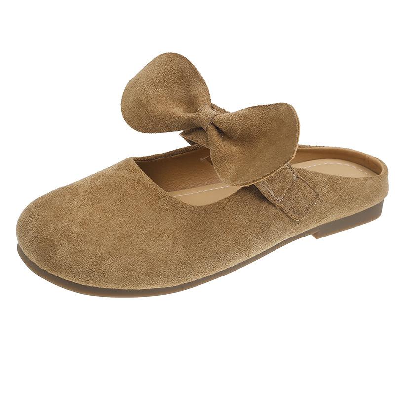 

Нишевые туфли Мэри Джейн женская мода весна и лето новые бант плоские ленивые с мелким вырезом одинарные туфли французские маленькие кожаные туфли тренд 40 хаки