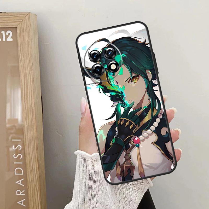 Genshin Impact Xiao Case For OnePlus 12 11 9 10 Pro 9RT 10T 10R 12R OnePlus Nord 2 CE 3 Lite CE4 N10 N20 Cover