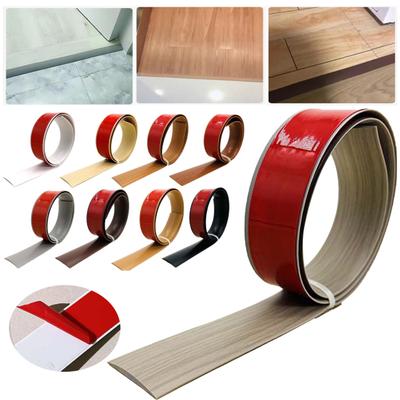 Door Seal Strip Self-Adhesive Floor Transition Strip Simple Installation Easy Cut PVC Edge Guard Seamless Floor Corner Cover