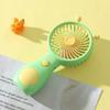 Mini Portable Fan ABS Cute Snail USB Rechargeable Quiet Small Handheld Desk Fan for Home Travel
