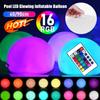 Inflatable Pool Beach Ball 16 Colors LED Glowing Inflatable Beach Balloon 60/90cm Summer Water Game Sports Party Play Ball Light