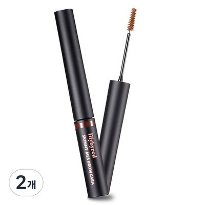 Skinny Scalp Brow Augenbrauen-Mascara 3,5 g, 02 Mittelbraun, 2 Stück.