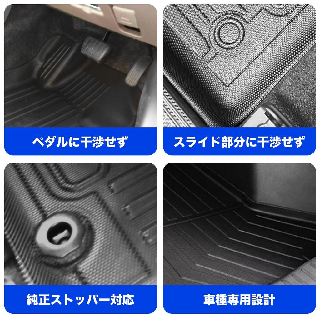 3D TPE Floor Mats for Toyota Yaris Yaris Cross 2020-2026 Waterproof All Weather Cargo Liners RHD JDM Genuine Custom Fit 3PCS