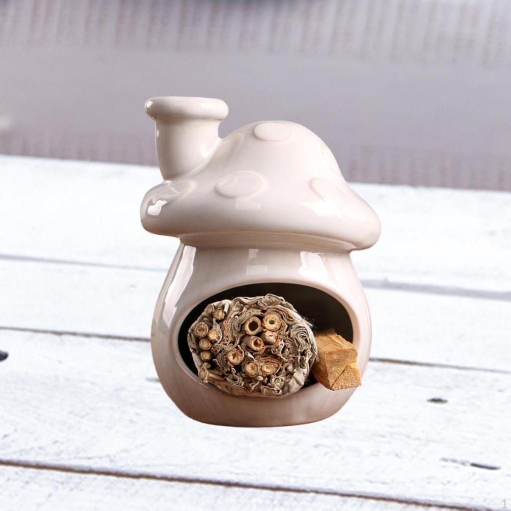 Keramik Räuchergefäß Desktop Ornament Salbei Bündel Teelichthalter für Büro