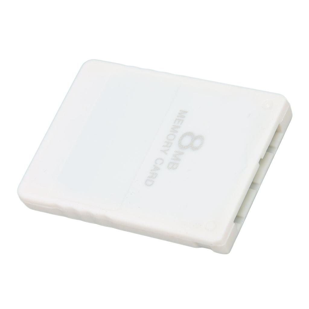 8MB Memory Card Plug and Play FMCB1.966 External High Speed Game Memory Card for PS2White