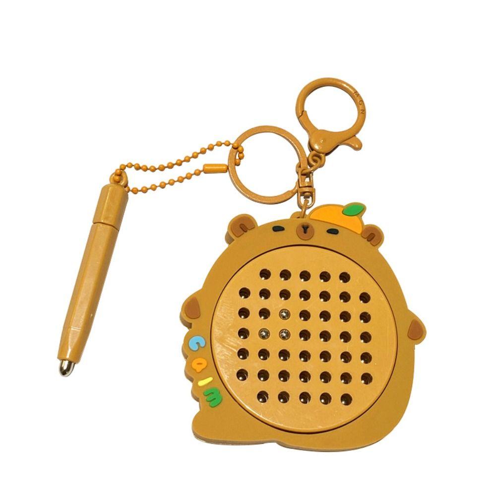 Relaxing Toy Mini Funny Keychain Capybara Drawing Toy Pendant  Toddler Gifts