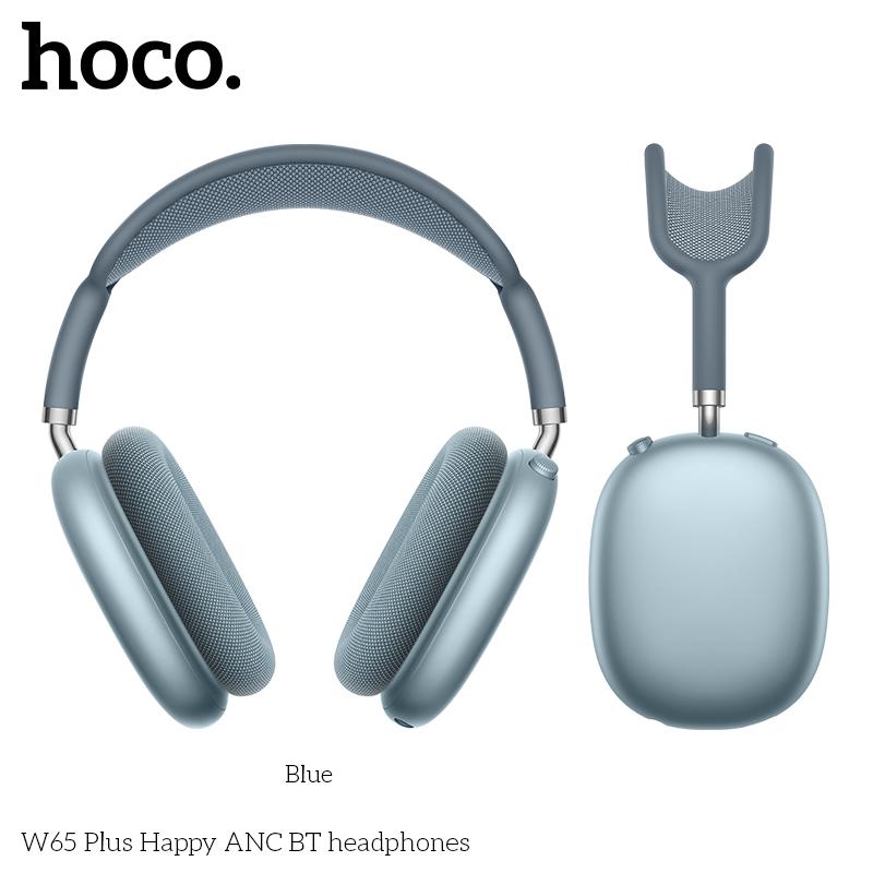 Hoco W65 Plus Kablosuz Kulaklık: Bluetooth 5.4, ANC Gürültü Engelleme, 45 Saat Çalma Süresi, Manyetik Kulaklıklar ve Nefes Alabilen Kafa Bandı