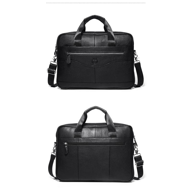 Echte Leder Aktentaschen Hart für Herren 15,6 Zoll Büro Business Computertasche Vintage Handtaschen Laptop Aktentaschen