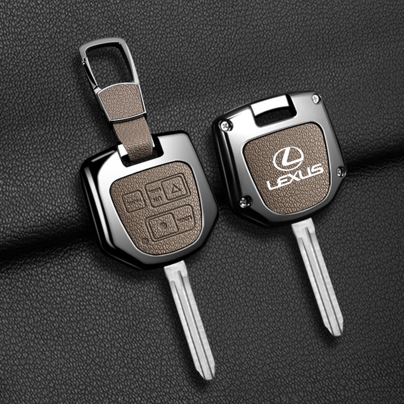 Custodia in Pelle Vintage per Chiave Auto Copertura Completa per Lexus ES GS LS IS RX SC LX GX470 RX350 ES300 RX400h Portachiavi Auto Accessori