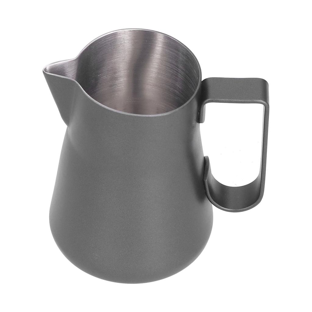 Stainless Steel Frothing Cup Coffee Frothing Pitcher Milk Frothing Jug with Long Diversion Mouth350ml
