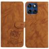 8-Color Owl Embossed Pattern Flip Card Design Wallet Case for TCL 40 XL/40R/40X/40SE.TCL 403/405/406/408