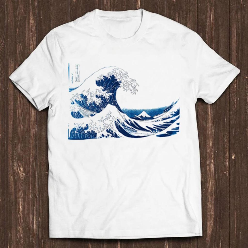 Great Wave Off Kanagawa Japan Best Japanese Meme Gift Funny Tee Style Unisex Gamer Cult Movie Music T Shirt C934