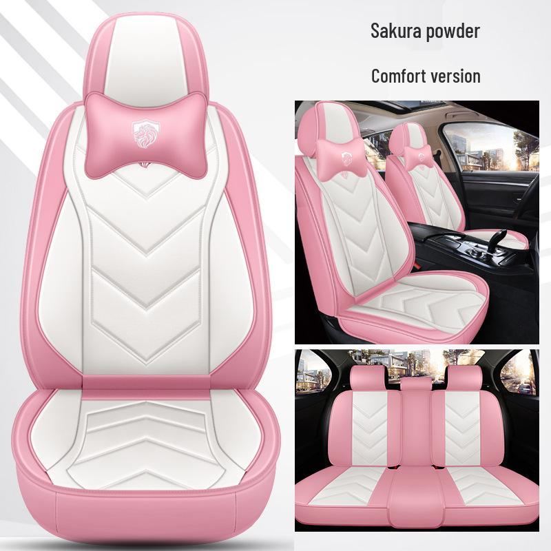 Napa Leather Full Coverage Front Car Seat Covers - All-Season and Universal Fit