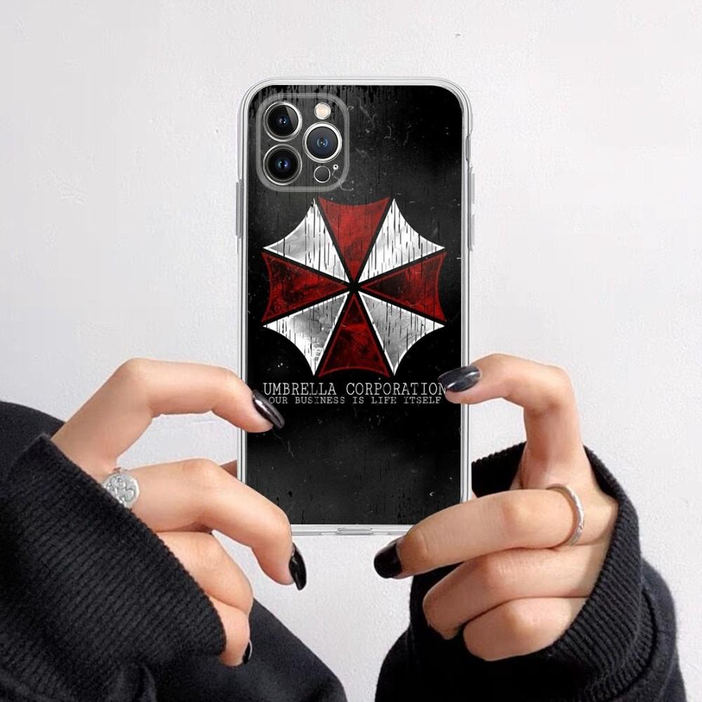 Pouzdro na telefon Umbrella Corporation pro iPhone 16 15 8 7 6 6S Plus X SE XR XS 14 11 12 13 Mini Pro Max