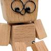 Wooden Figure Shaking Feet Shaking Feet Car Dashboard Ornament Car Ornaments Sculpture for SUV Truck Sedan RV Dormitory
