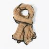 New Men'S New Stylish Knitting Scarf Warm Lace Trim British Vintage Style Winter Scarves For Whole And Retails