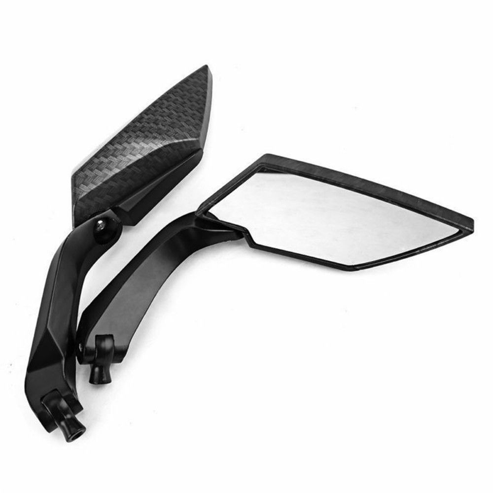 Aluminium Motorcycle Rear View Mirror 8/10mm Universal Wing Side Retroreflector Motorbike Rearview