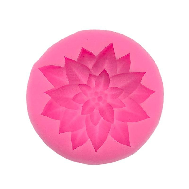 3D Holly Leaf Silicone Mold Cake Baking Christmas Decoration Chocolate Soap Red Fruit Flower Fondant Mould Kitchen Baking Tools