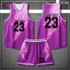 Unisex Sneldrogende Basketbalshirt & Short Set