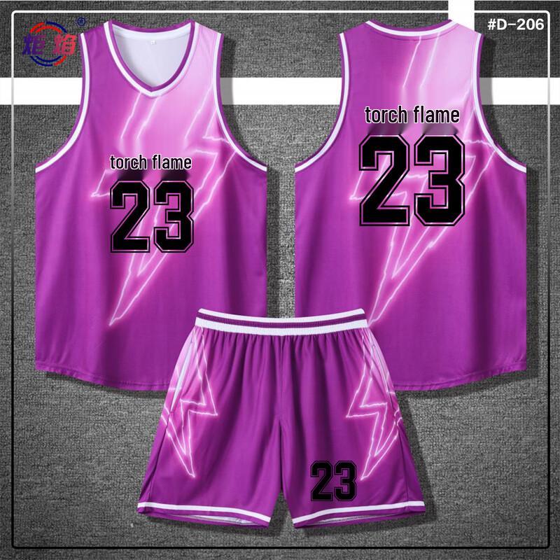 Ju Yan Unisex Basketball Uniform Set 4XL