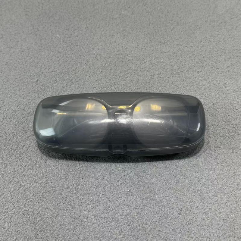 Plastic Glasses Protective Case Universal Size Portable Hard Eyeglasses Box Fit Most Sunglasses Reading Glasses for Commute Hiking
