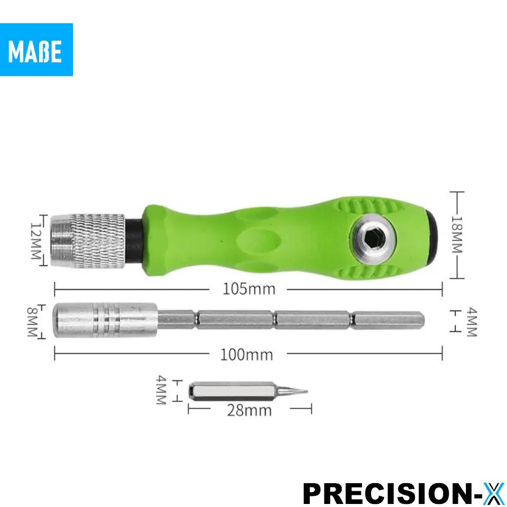 PRECISION-X Schraubendreher Magnetisch Präzisionsschraubenzieher Werkzeug Bit
