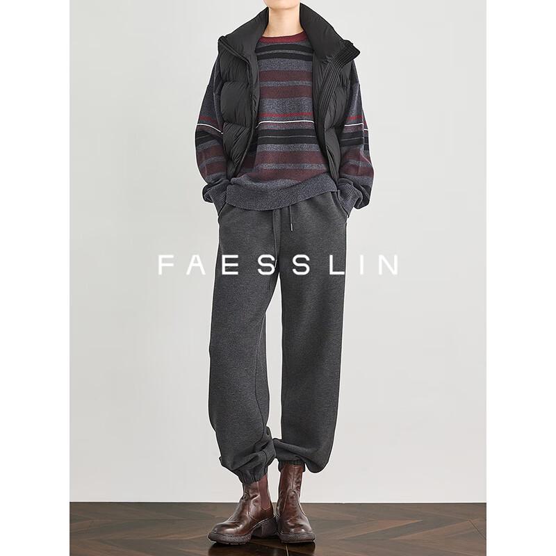 FAESSLIN Женские спортивные брюки с манжетами на подкладке из пуха яка L