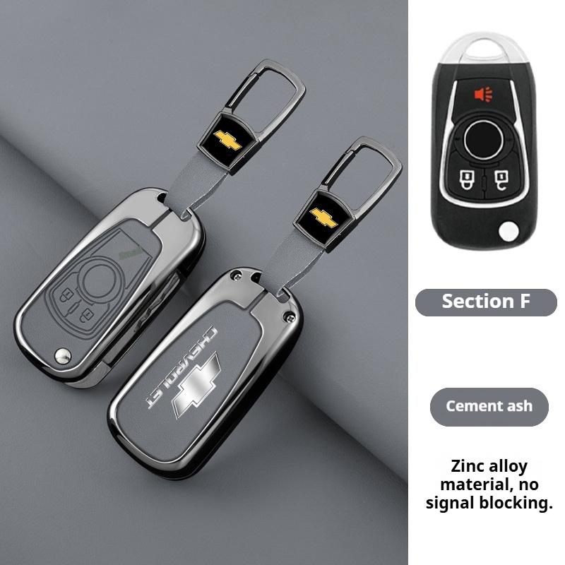 Car Key Case Cover Protective Shell for Chevrolet Chevy Malibu Camaro Cruze Traverse Spark Equinox Sonic Volt Leather Keychain