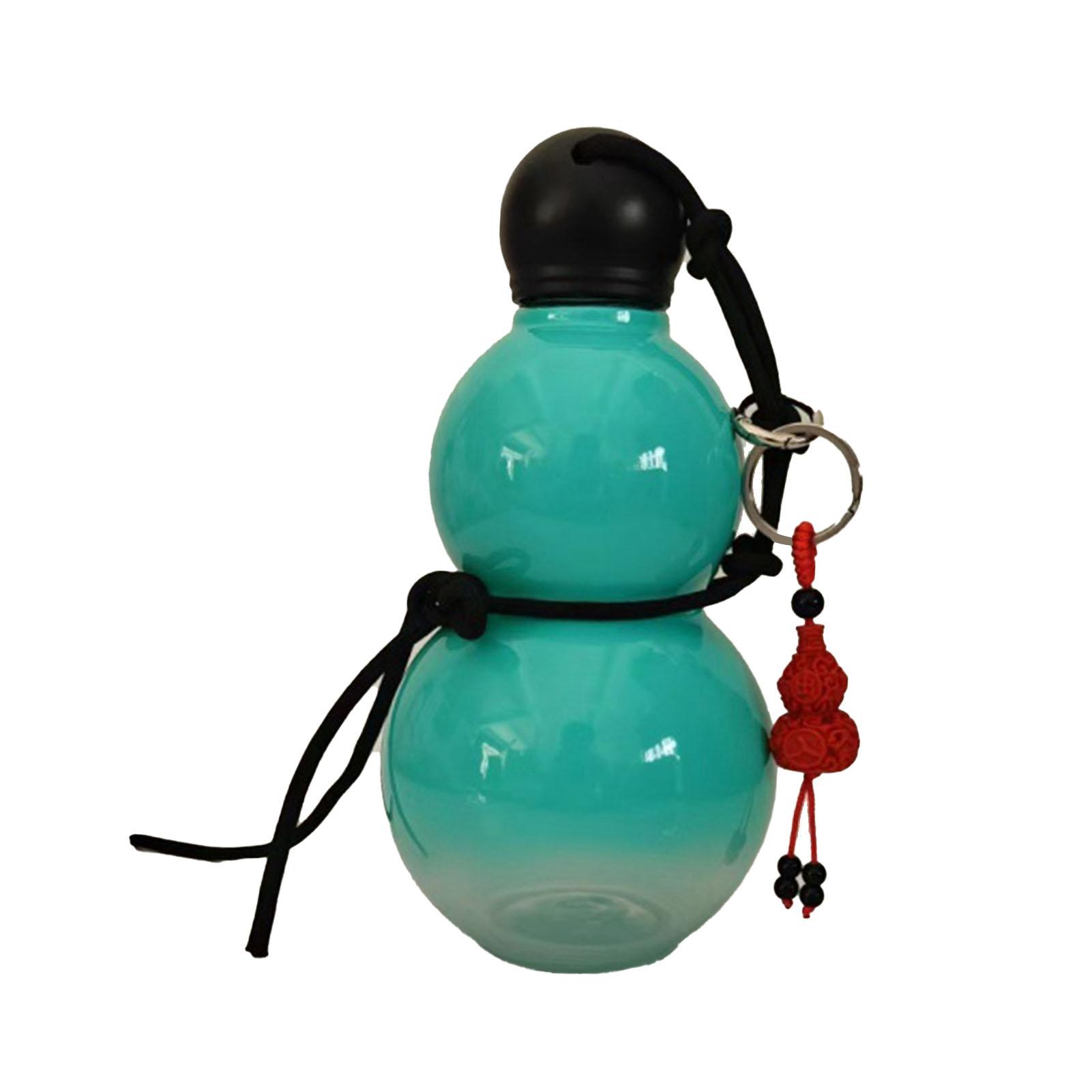 Gourd  Water Bottle PC 800ml Insulated Chinese Retro Portable Sports Water Bottle for Men Women Portable Drinking Gourd синий