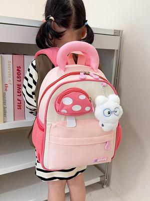 Breathable Cartoon Kindergarten Backpack for Kids - Cute and Lightweight School Bag for Preschoolers