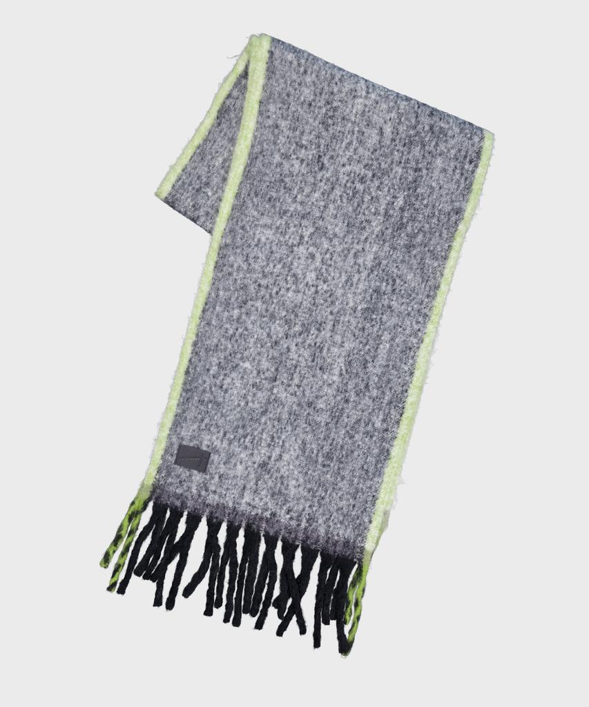 Yuupeu Fluffy Knit Scarf - Gray
