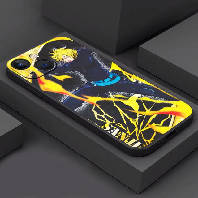 1 Pieces Anime Case for Apple iPhone XS X 8 14 Plus XR 12 Mini 7 SE 13 Pro Max 6s 11 14 Pro Max 13pro Ones Luxury Silicone Cover