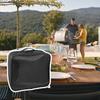 Portable Cooking Stove Storage Bag Durable Fabric Featuring Waterproof Liner for Campings and Hiking Adventures
