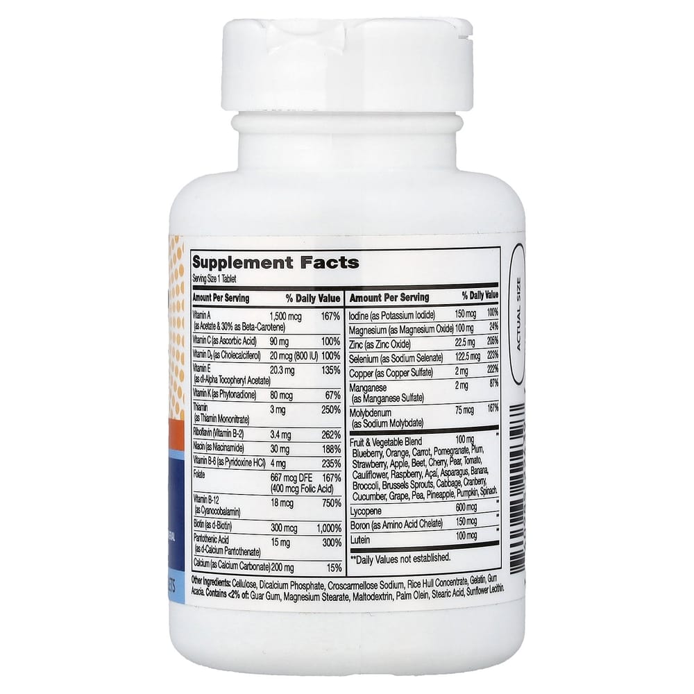21st Century Sentry Wellify Men's Energy Multivitamin Multimineral 65 Tablets